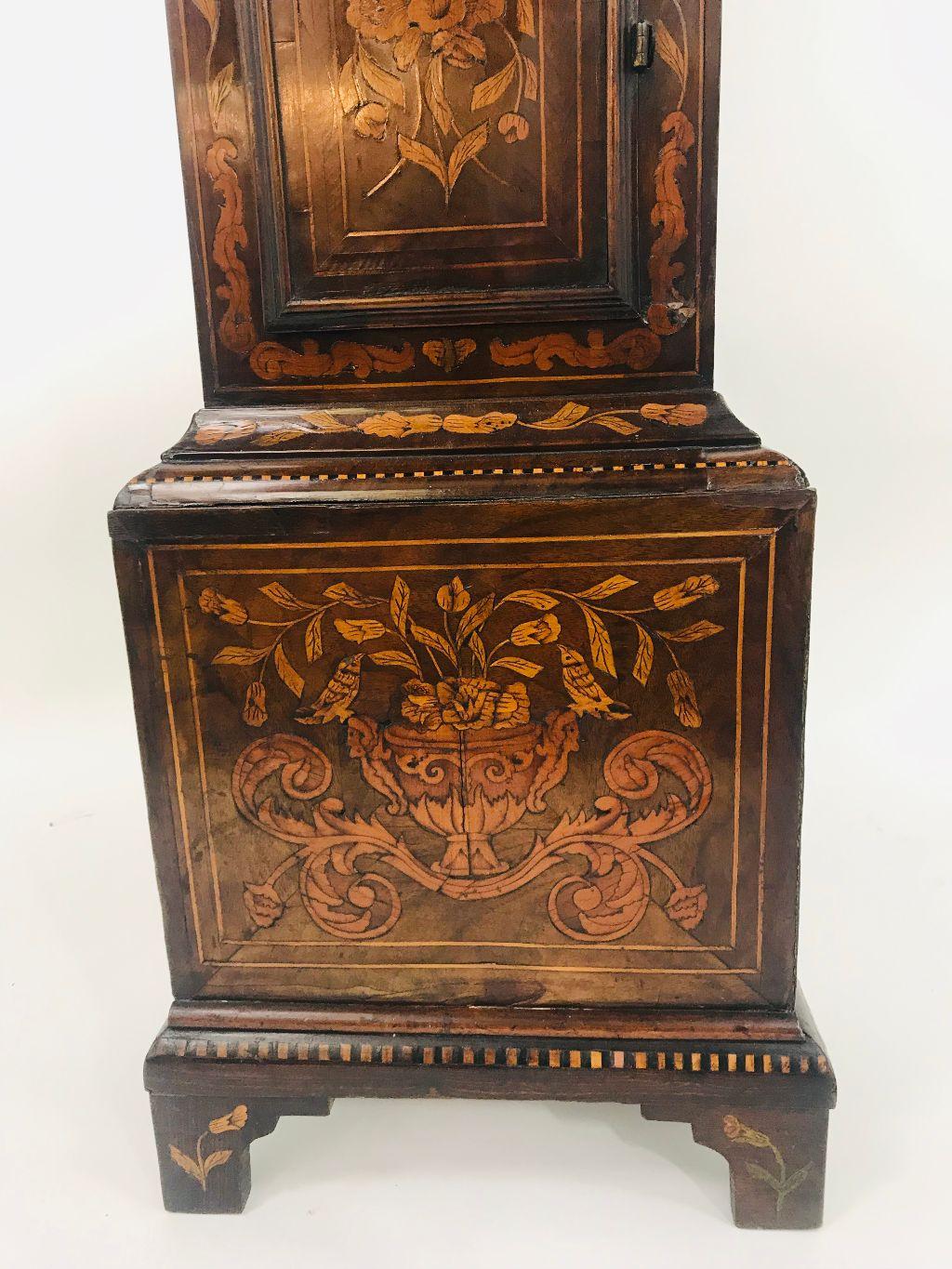 18th Century Dutch Marquetry Tall Clock 7