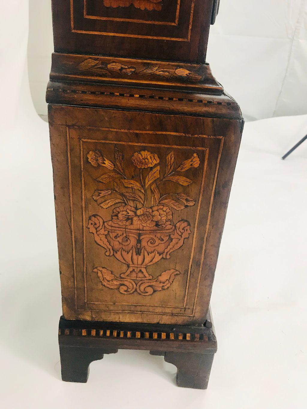 18th Century Dutch Marquetry Tall Clock 2