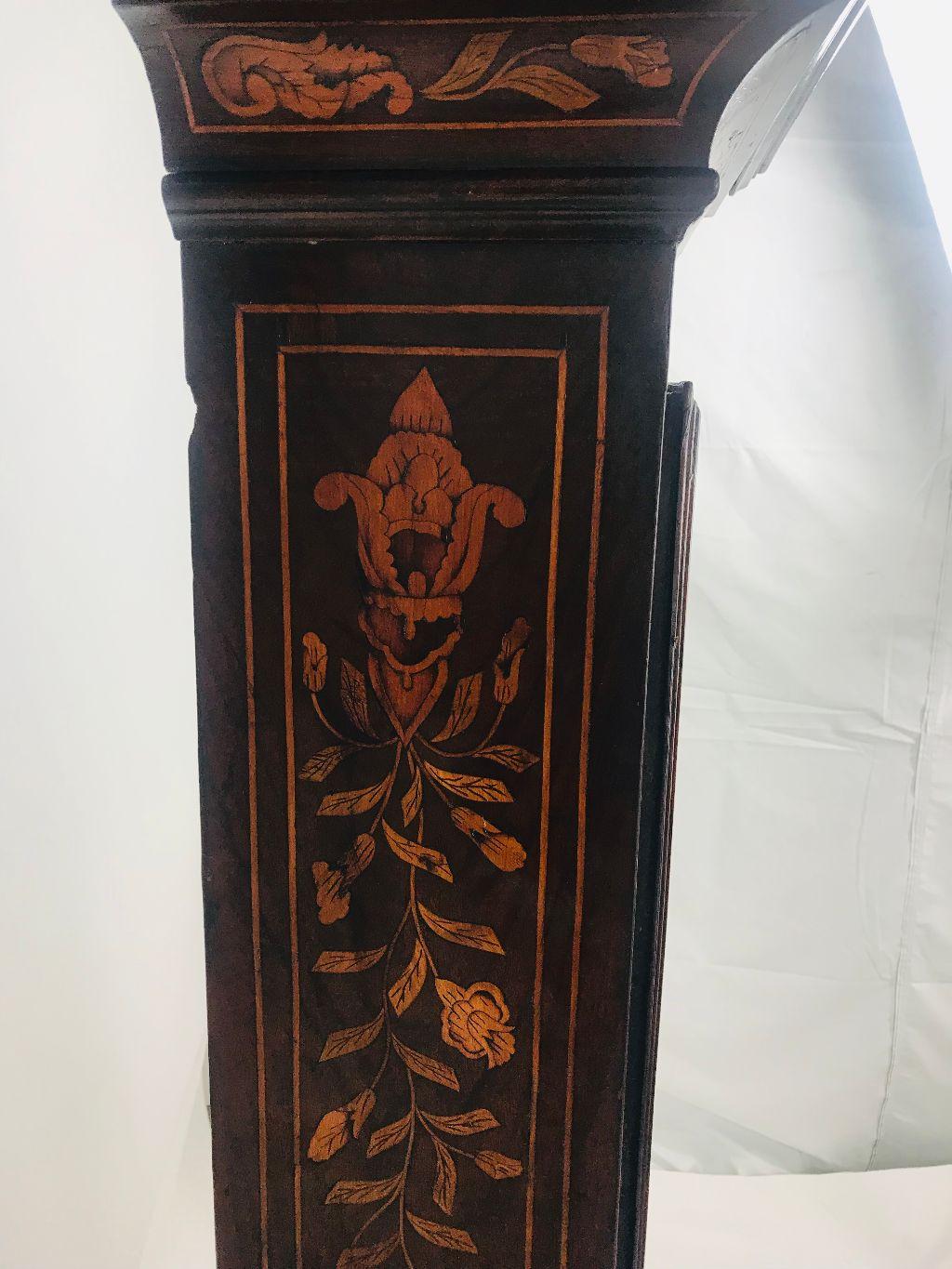 18th Century Dutch Marquetry Tall Clock 5
