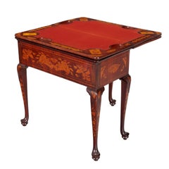 18th Century Dutch Mechanical Triple-top Games Table