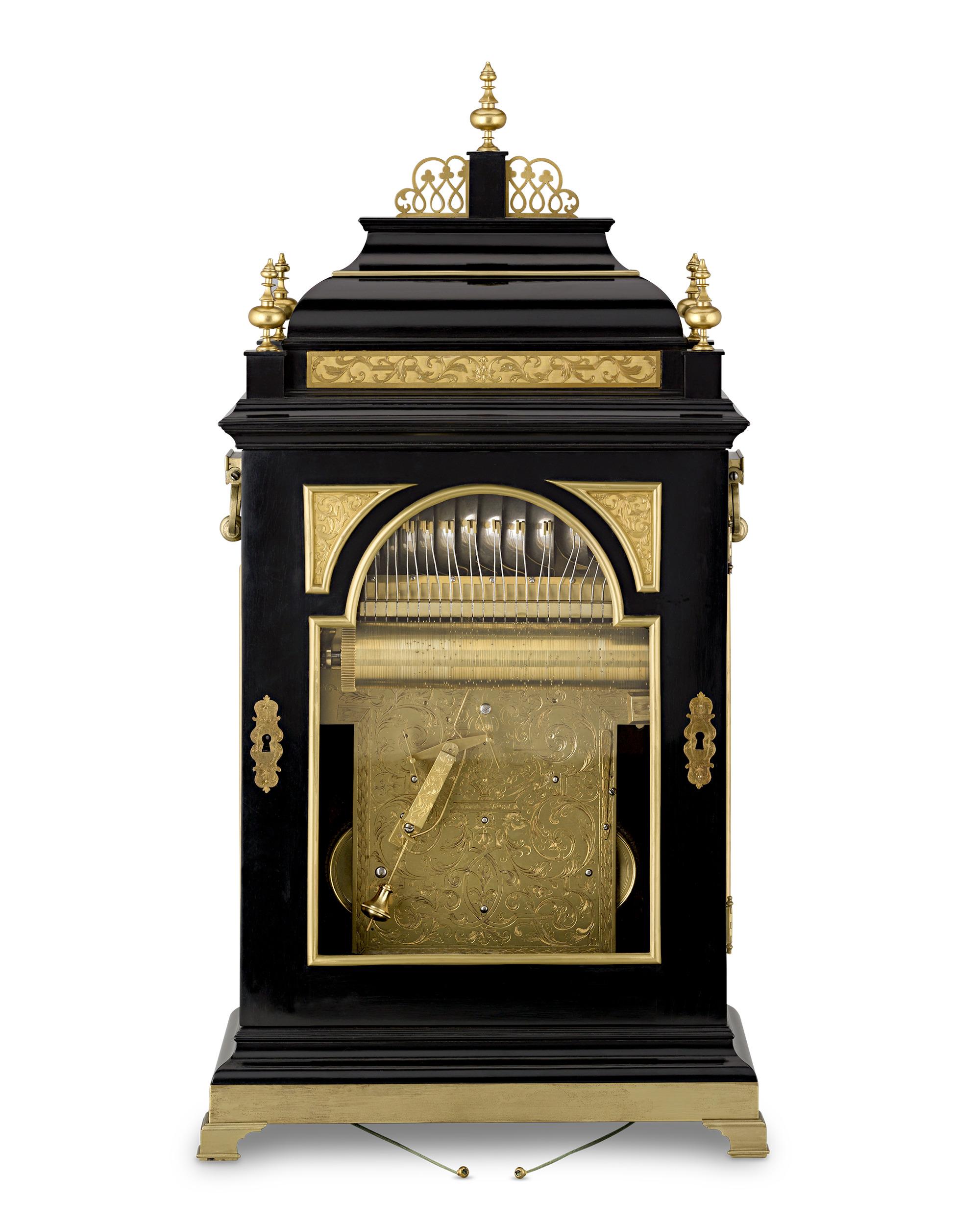 George III 18th Century Dutch Musical Bracket Clock