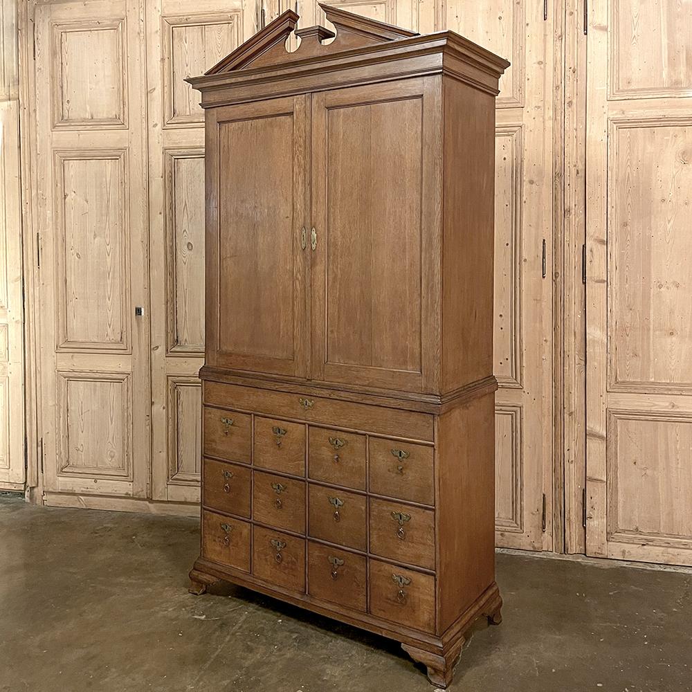 Neoclassical Revival 18th Century Dutch Neoclassical Apothecary Cabinet, Secretary For Sale