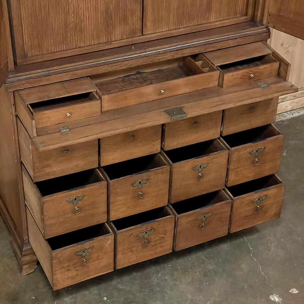 18th Century Dutch Neoclassical Apothecary Cabinet, Secretary For Sale 3