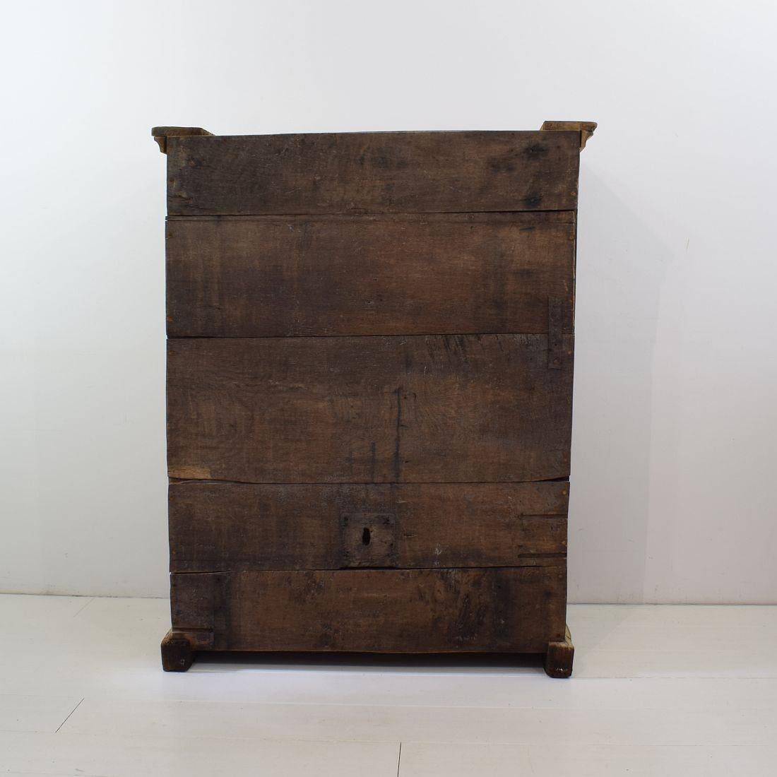 18th Century and Earlier 18th Century Dutch Oak Armoire, Cabinet