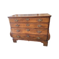 Antique 18th Century Dutch Oak Bombay Chest of Drawers / Commode