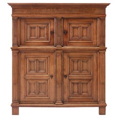 Antique 18th Century Dutch Oak Cabinet