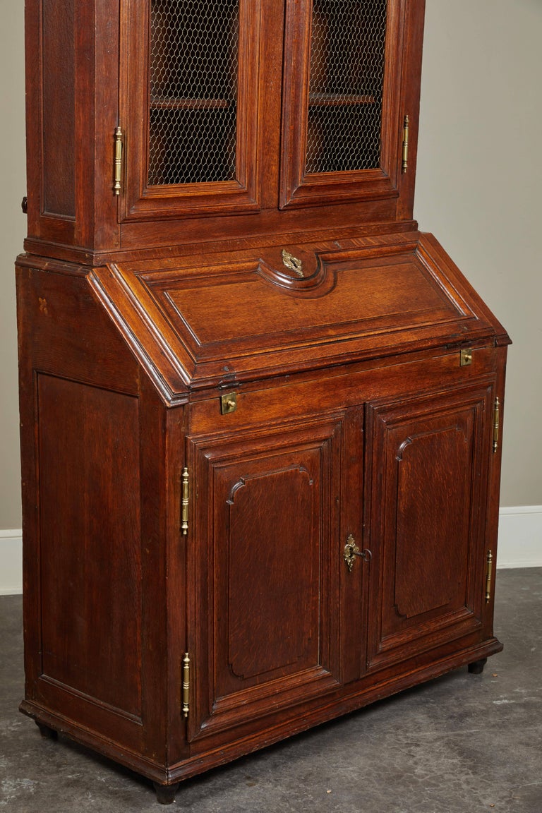 18th Century Dutch Oak Secretary For Sale At 1stdibs