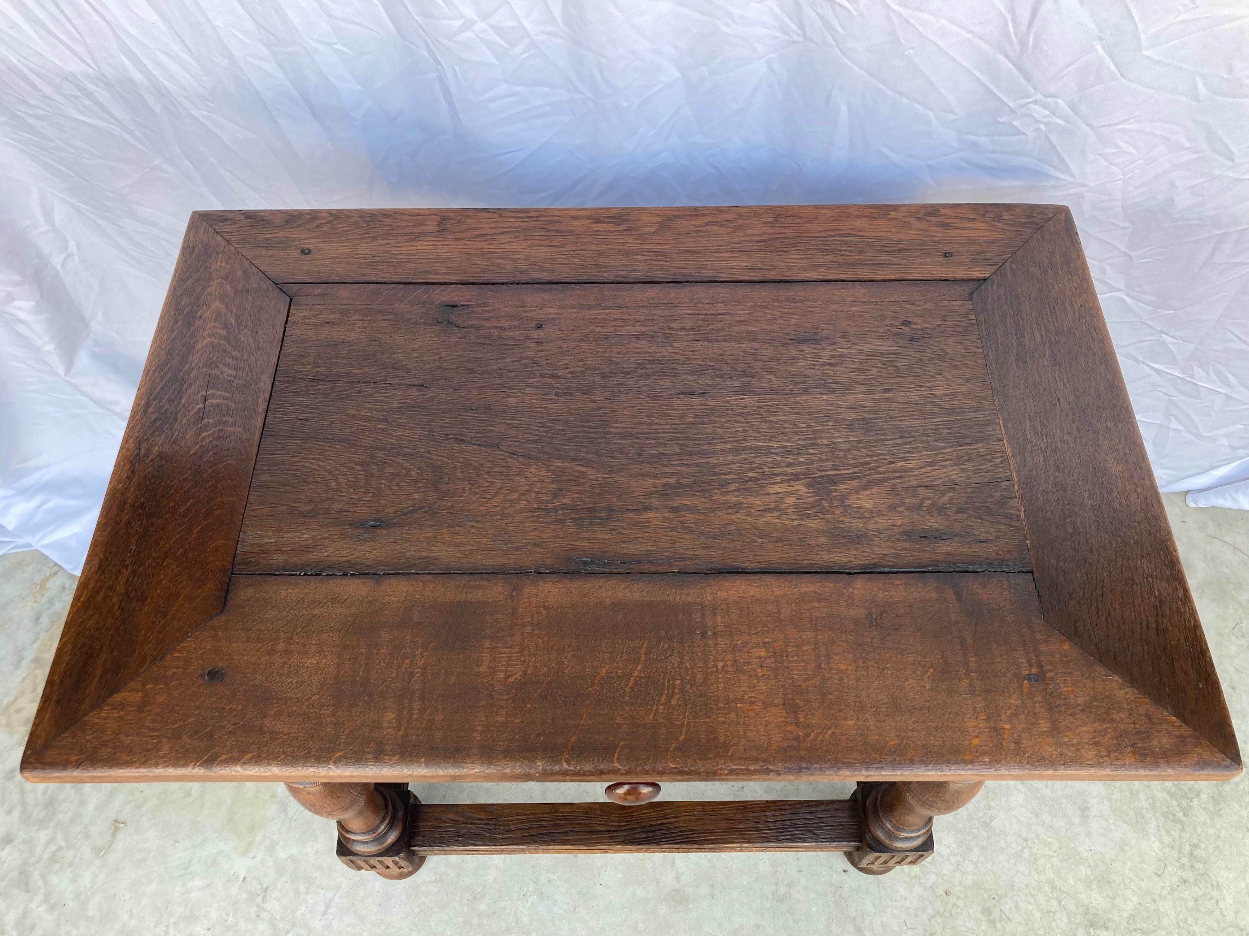 Country 18th Century Dutch Oak Side Table