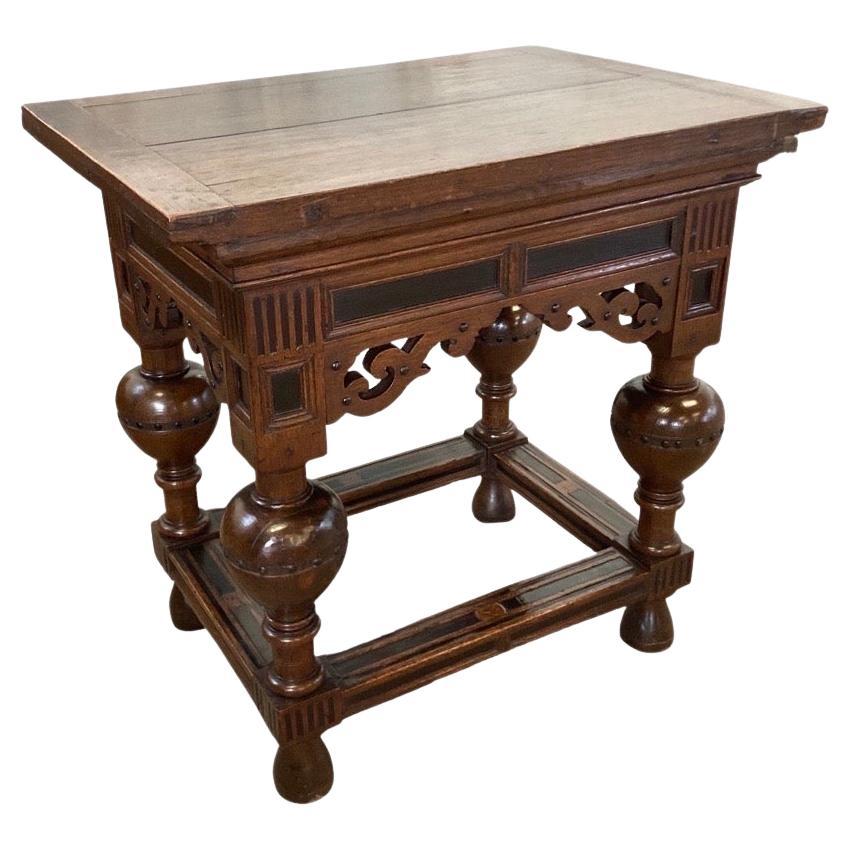 18th Century Dutch Oak Side Table / Sofa Table / Center Table