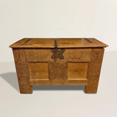 18th Century Dutch Oak Trunk
