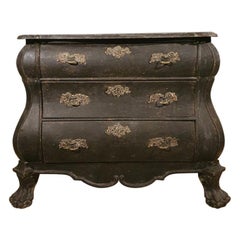 18th Century Dutch Painted Bombe Commode