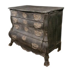 18th Century Dutch Painted Bombe Commode