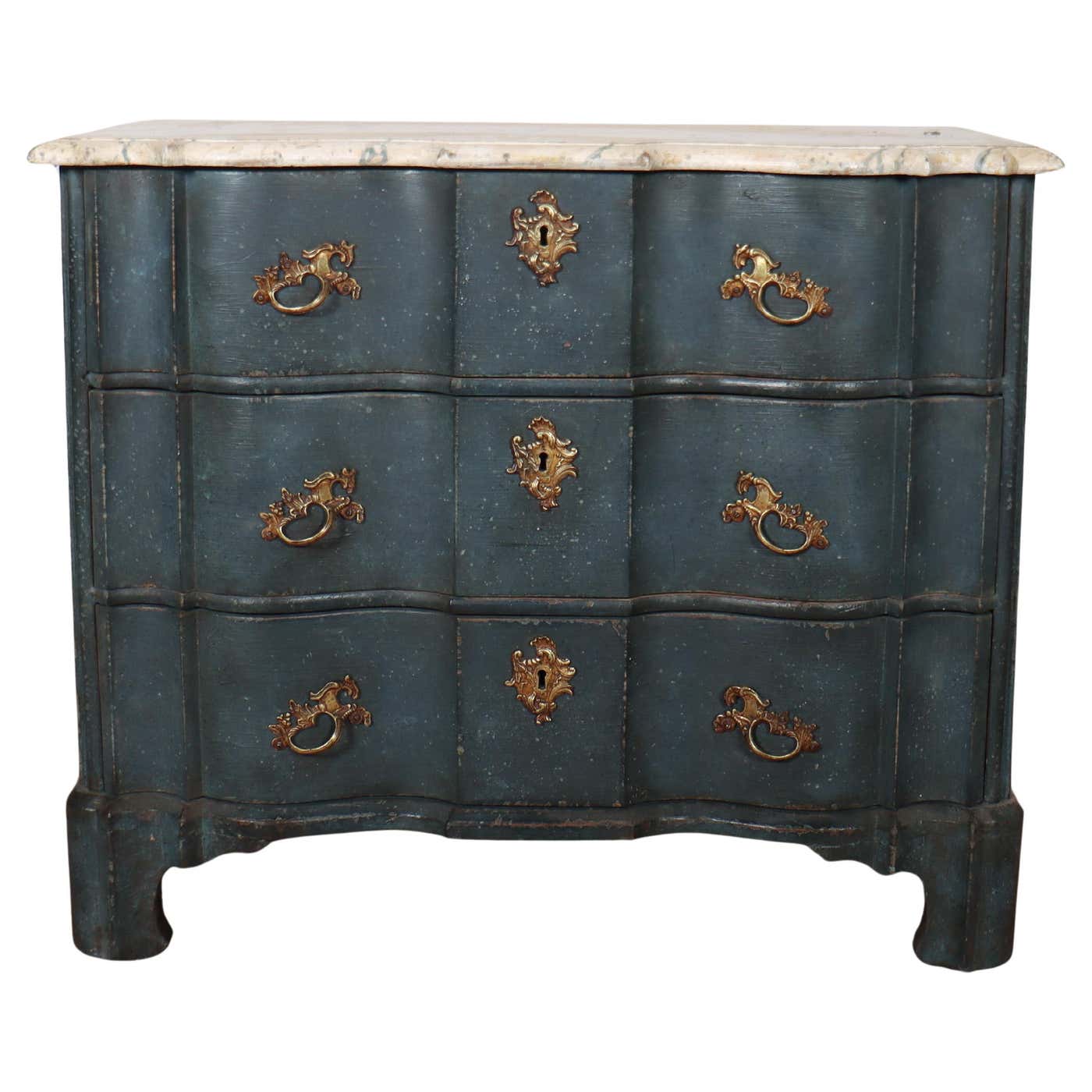 18th Century Dutch Painted Commode For Sale at 1stDibs