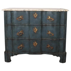 Vintage 18th Century Dutch Painted Commode