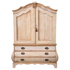 18th Century Dutch Painted Oak Cabinet