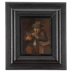 18th Century Dutch Portrait of a Man with a Pipe
