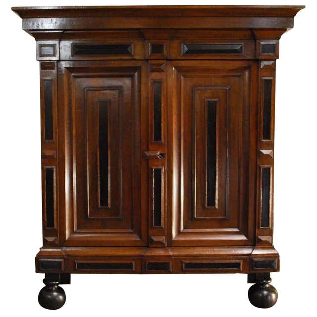 Rare Dutch 18th Century Oak Cabinet – “Luierkabinet” For Sale at 1stDibs