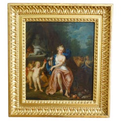 18th century Dutch school attributed to Mattheus Terwesten : allegory of wealth