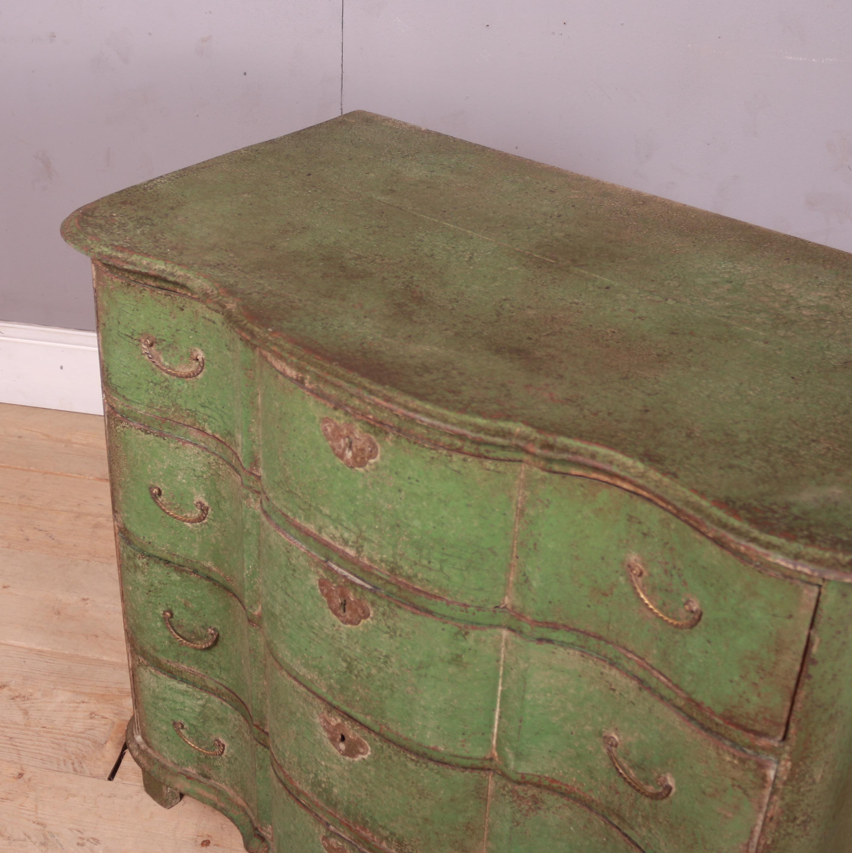 18th Century Dutch Serpentine Front Commode 3