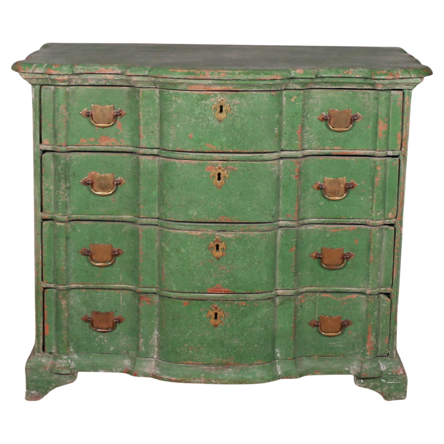 18th Century Dutch Serpentine Front Commode