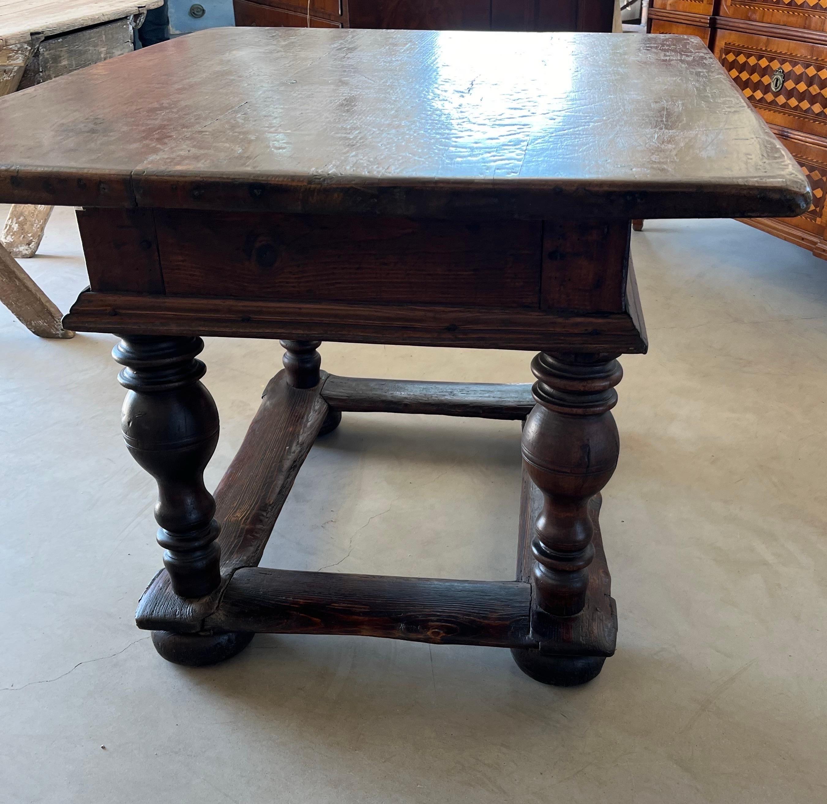 18th Century Dutch Side Table in Pine 9