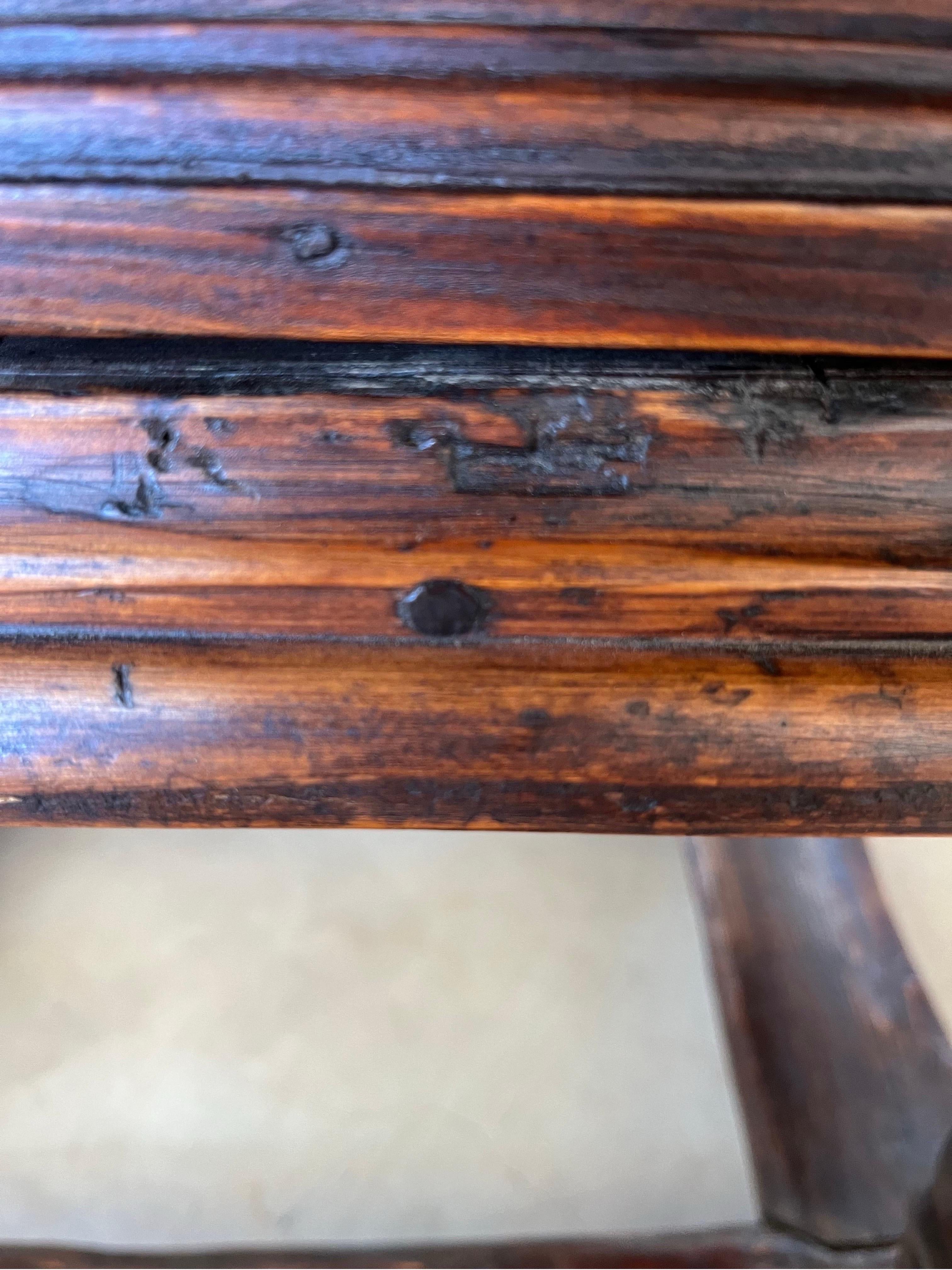 Baroque 18th Century Dutch Side Table in Pine