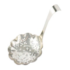 18th Century Dutch Silver Sugar Sifter by Hendrik Nieuwland, Amsterdam