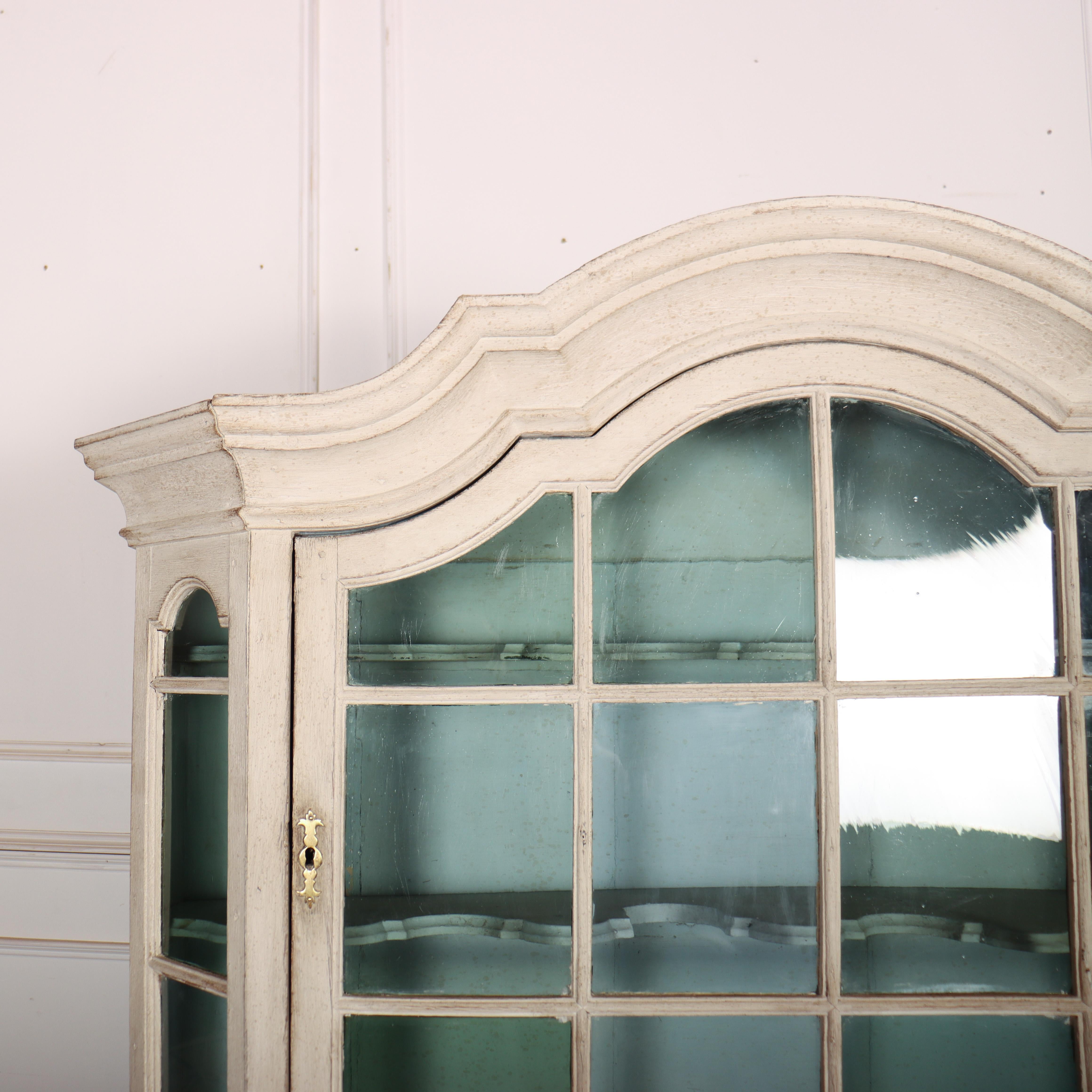 Hand-Painted 18th Century Dutch Vitrine For Sale