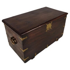 18th Century Dutch VOC Colonial Chest with Brass Mounts