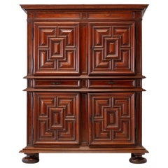 18th Century Dutch Walnut Cabinet
