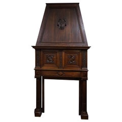 18th Century Dutch Walnut Mantel