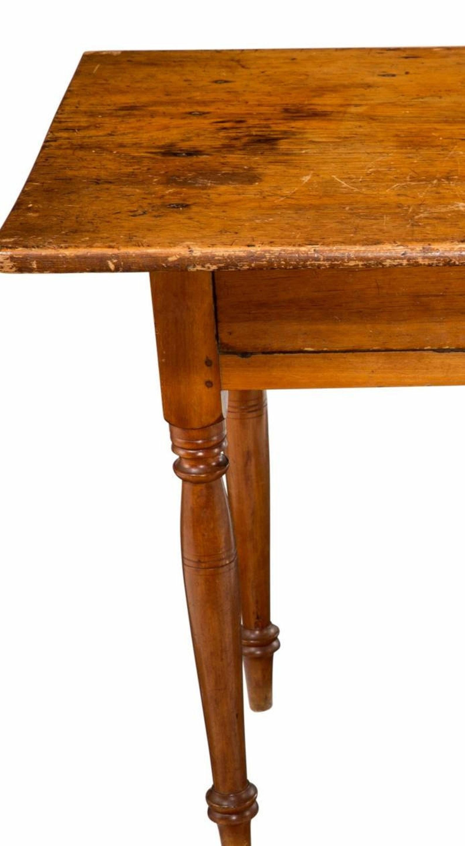 Hand-Crafted 18th Century Early American Country Tavern Table