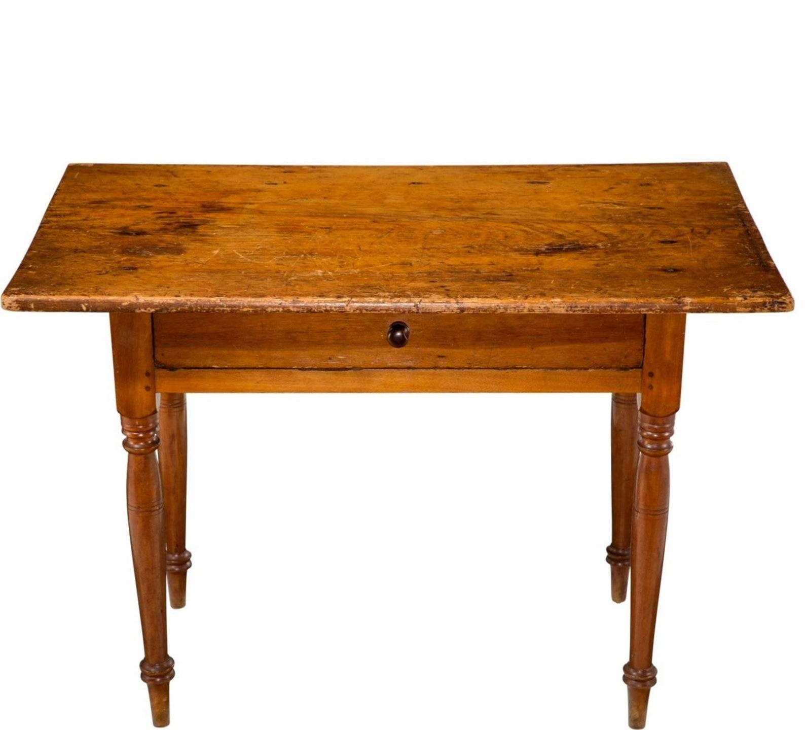 18th Century and Earlier 18th Century Early American Country Tavern Table