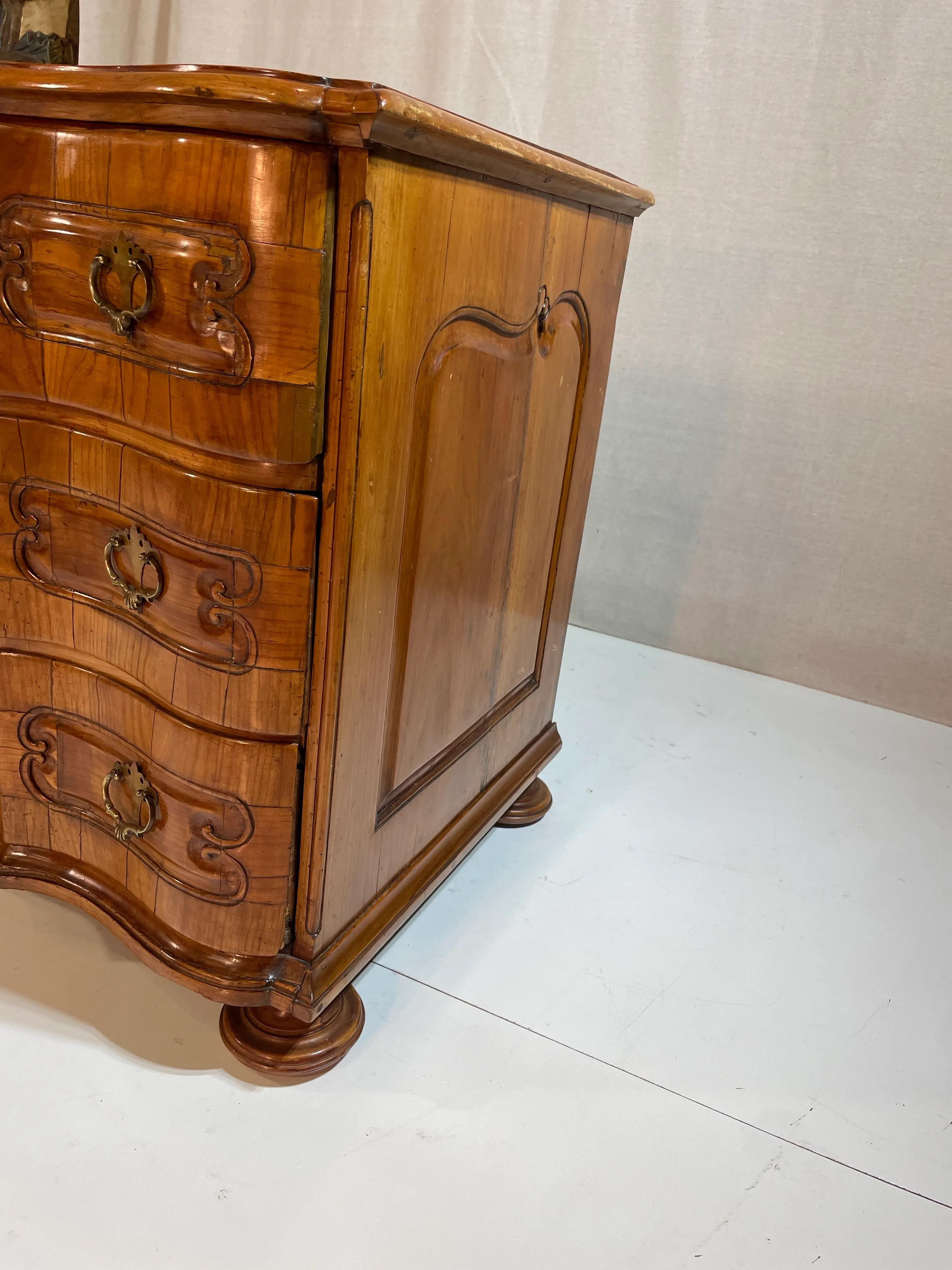 Cherry 18th Century Early Italian Commode For Sale