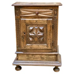 Antique 18th Century Early Tuscan Walnut Cabinet