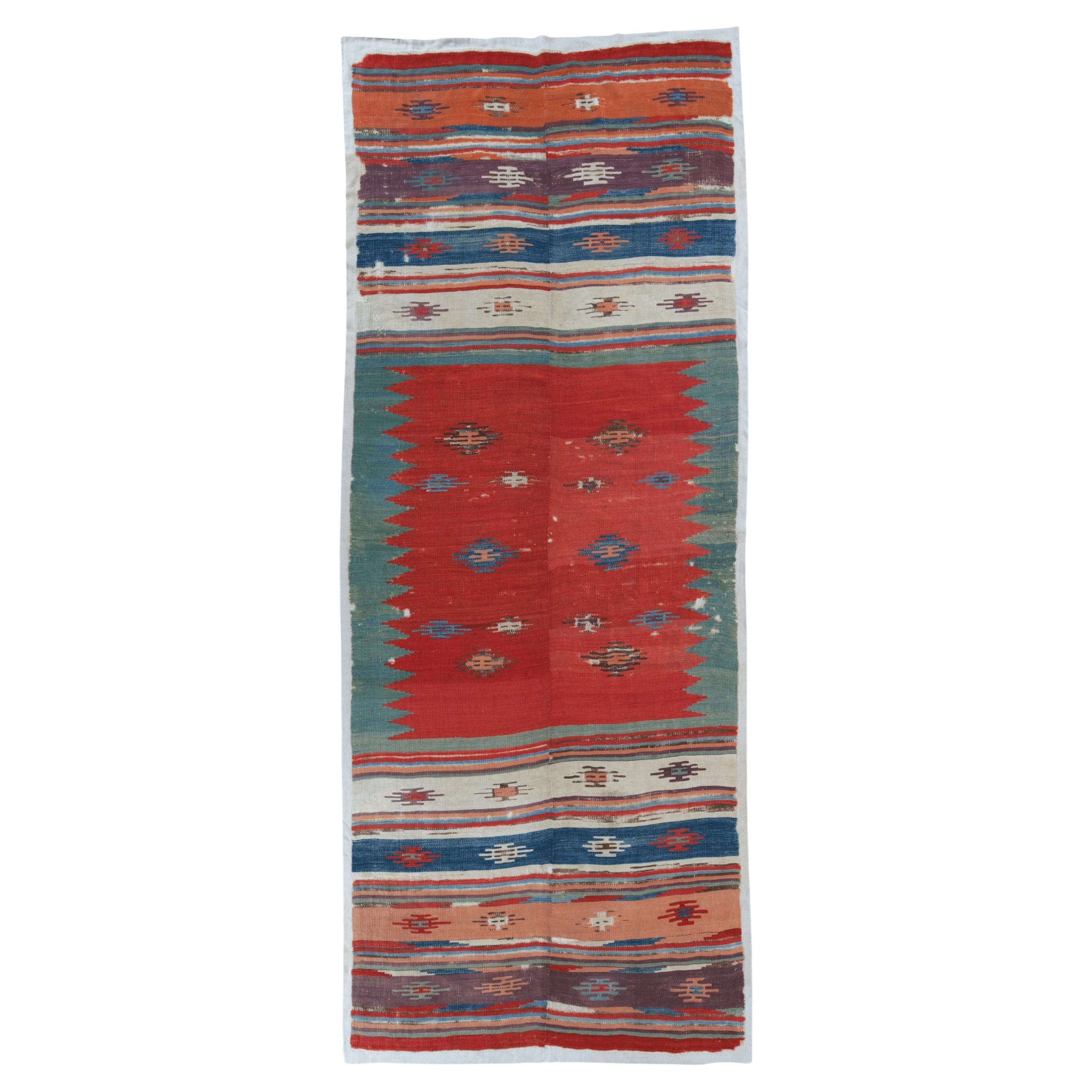 18th Century East Anatolian Sivas Kilim - Antique Anatolian Rug, Antique Kilim For Sale