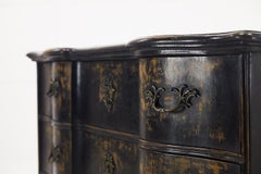 18th Century Ebonized Oak Commode