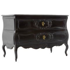 18th Century Ebonized French Commode