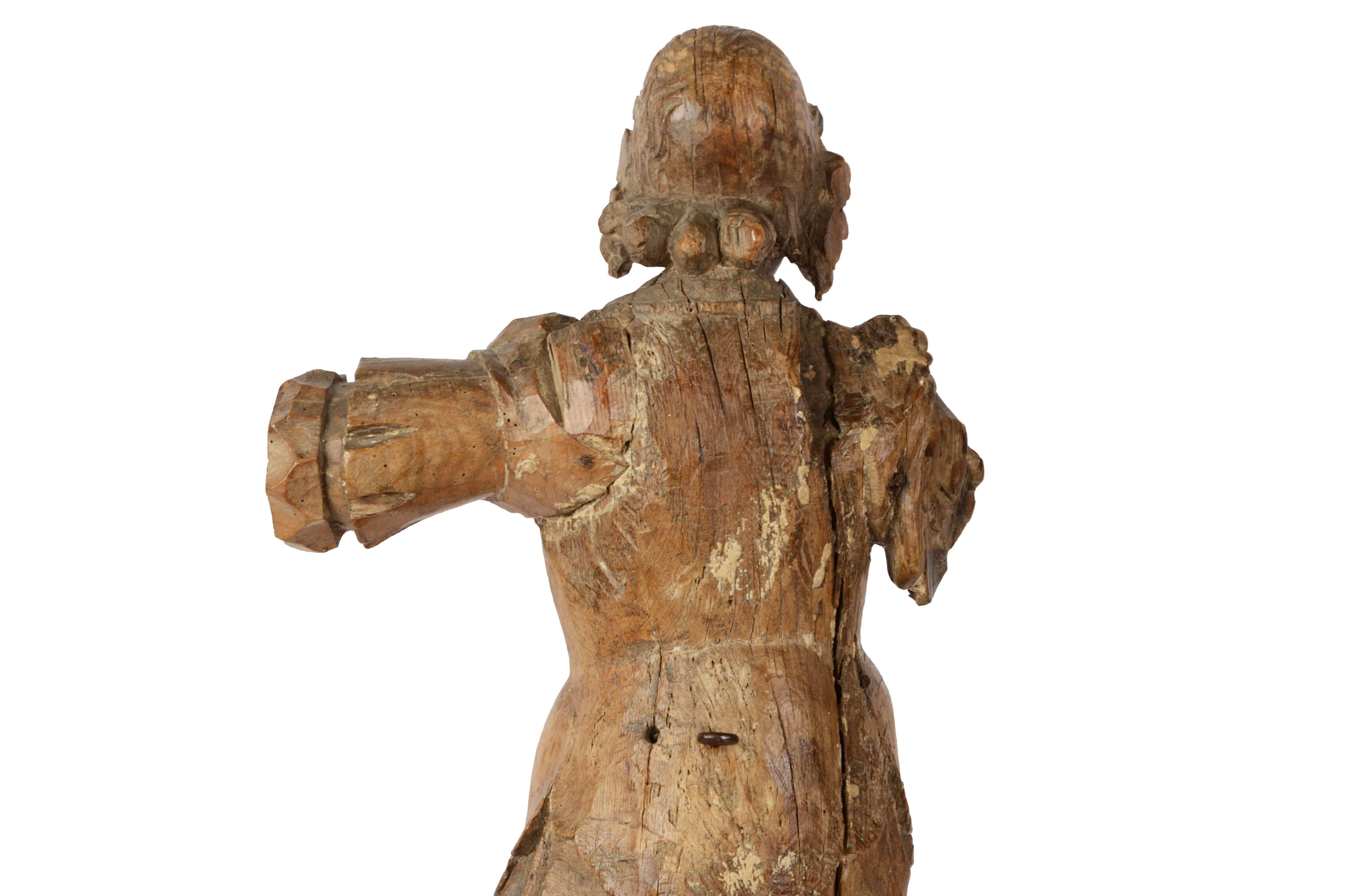 18th Century Ship Figurehead Finely Carved Depicting Female Nautical Antiques 14