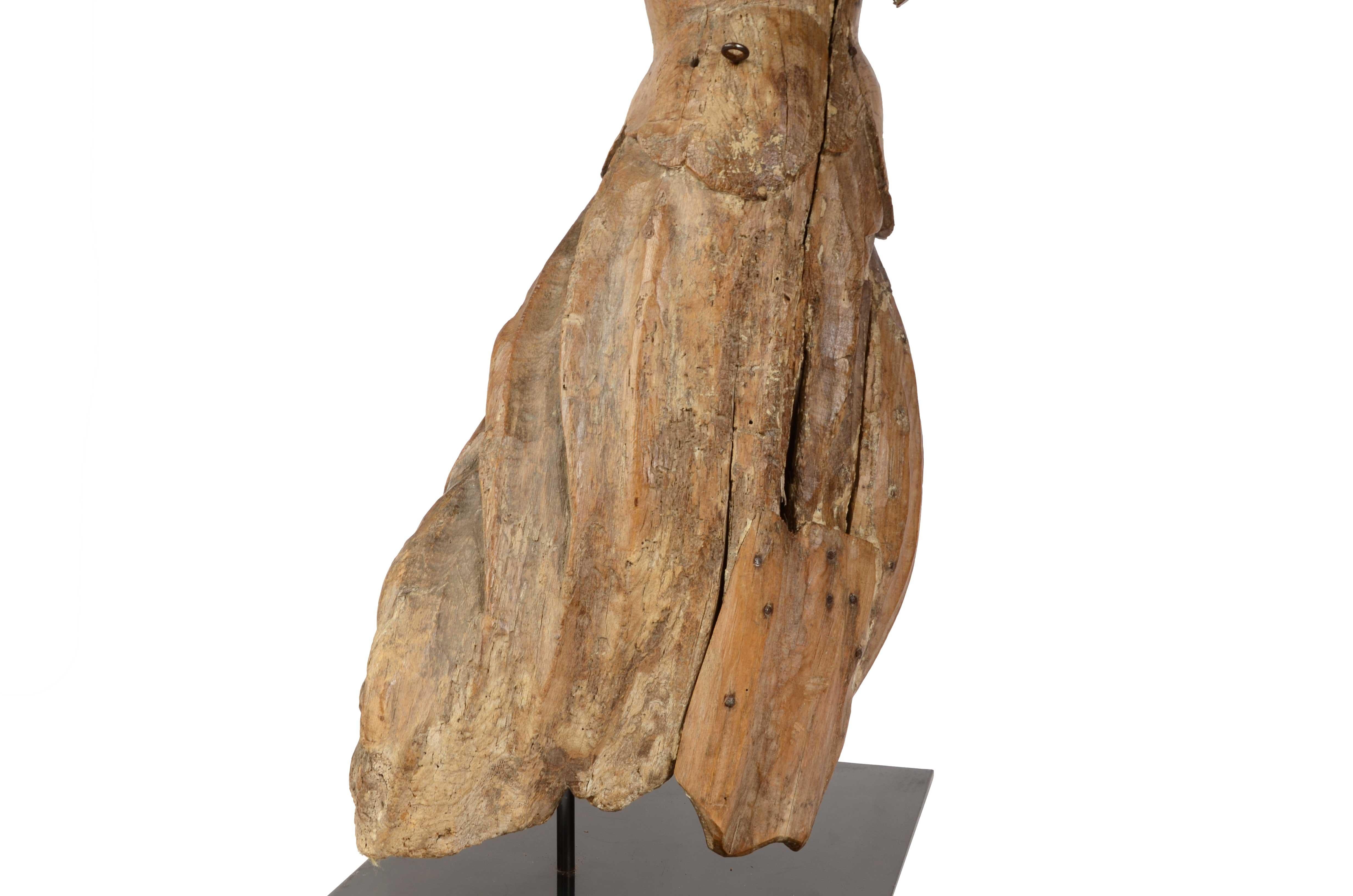 18th Century Ship Figurehead Finely Carved Depicting Female Nautical Antiques 15
