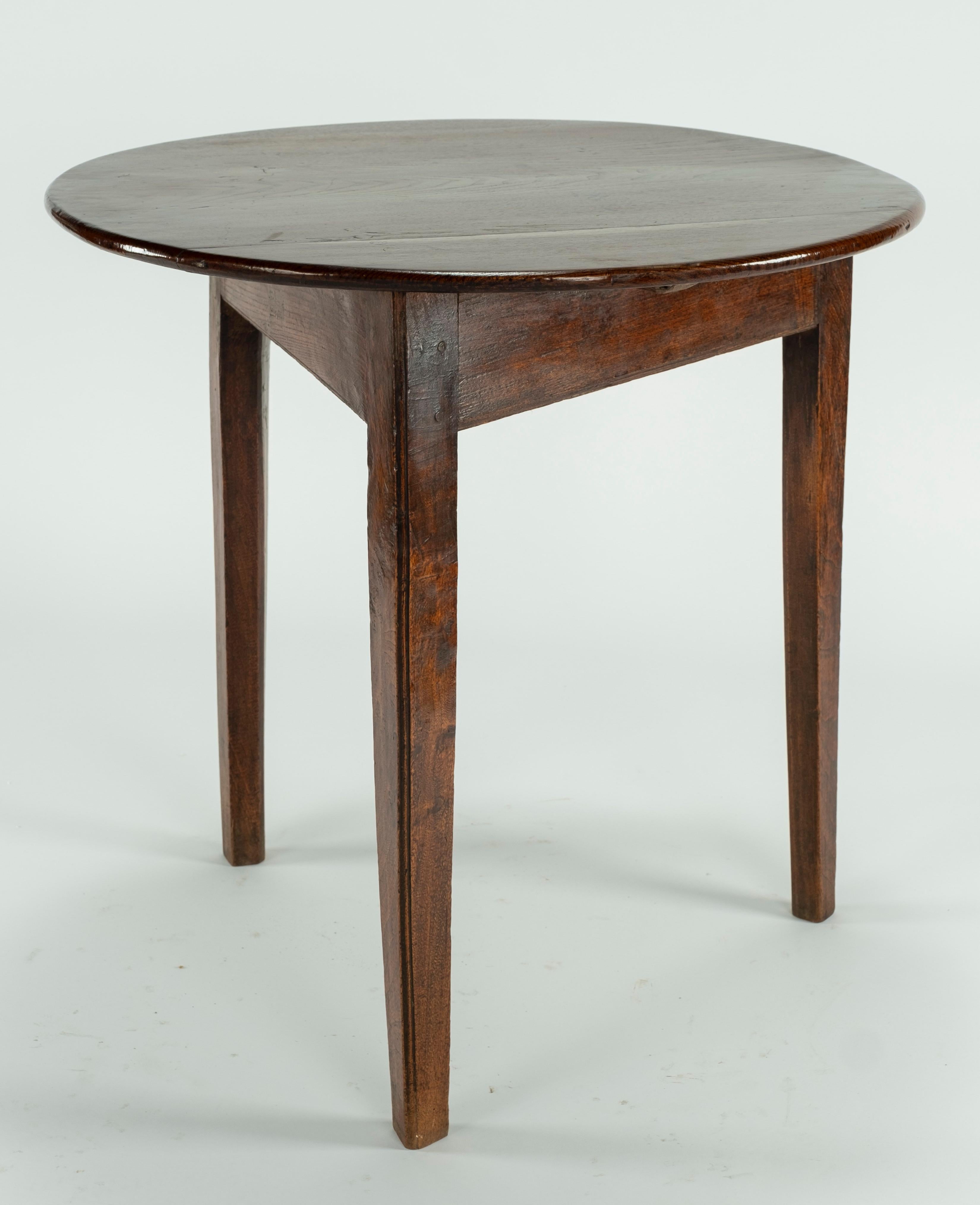 18th Century and Earlier 18th Century Elm Cricket Table