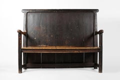 18th Century Elm West Country Settle