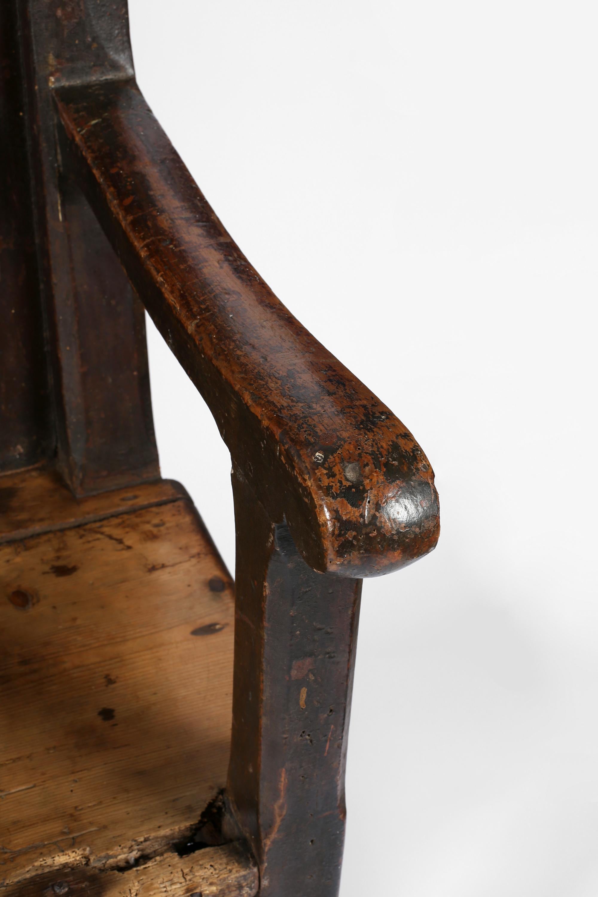 West Country-Sessel aus Ulme aus dem 18. Jahrhundert (18. Jahrhundert und früher) im Angebot