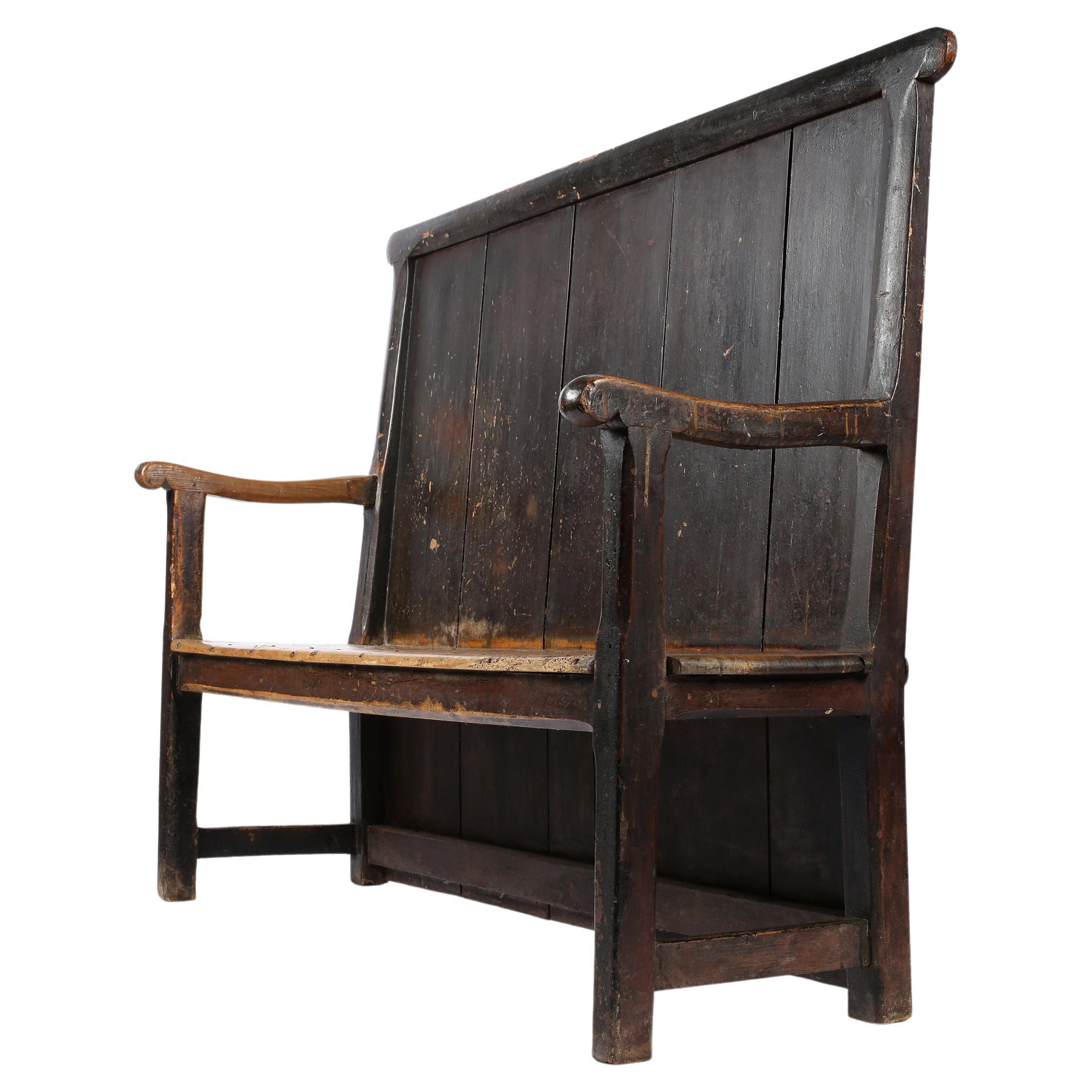 18th Century Elm West Country Settle