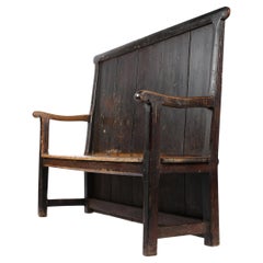 18th Century Elm West Country Settle