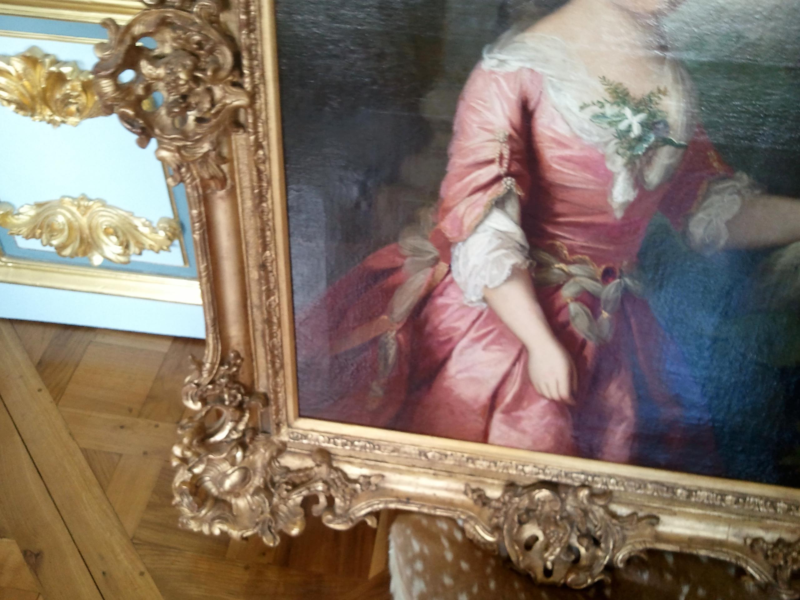 European 18th Century Engagement Portrait of a Princess Ordered by the Duke D'Alefotnes For Sale