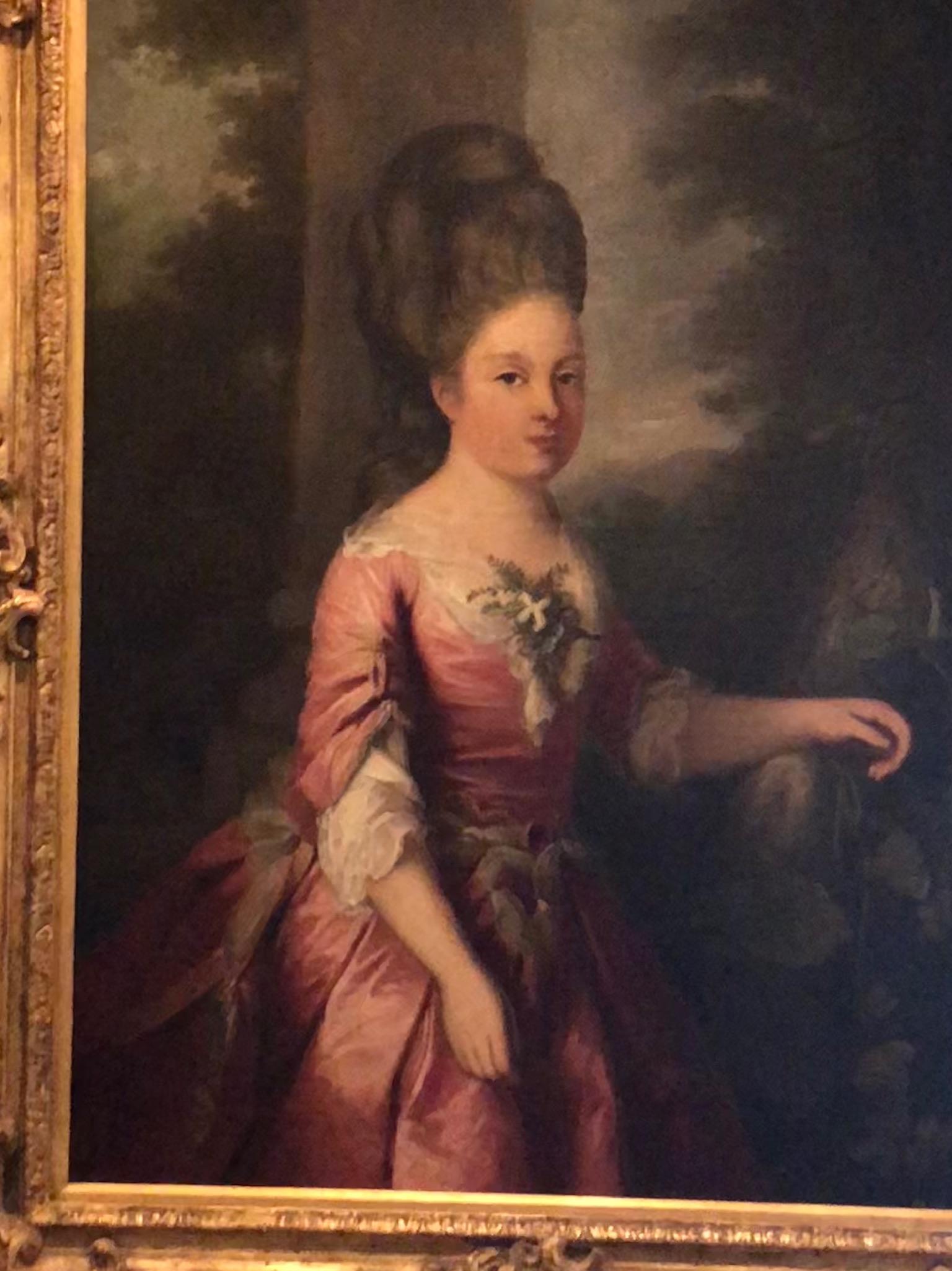 18th Century Engagement Portrait of a Princess Ordered by the Duke D'Alefotnes For Sale 1