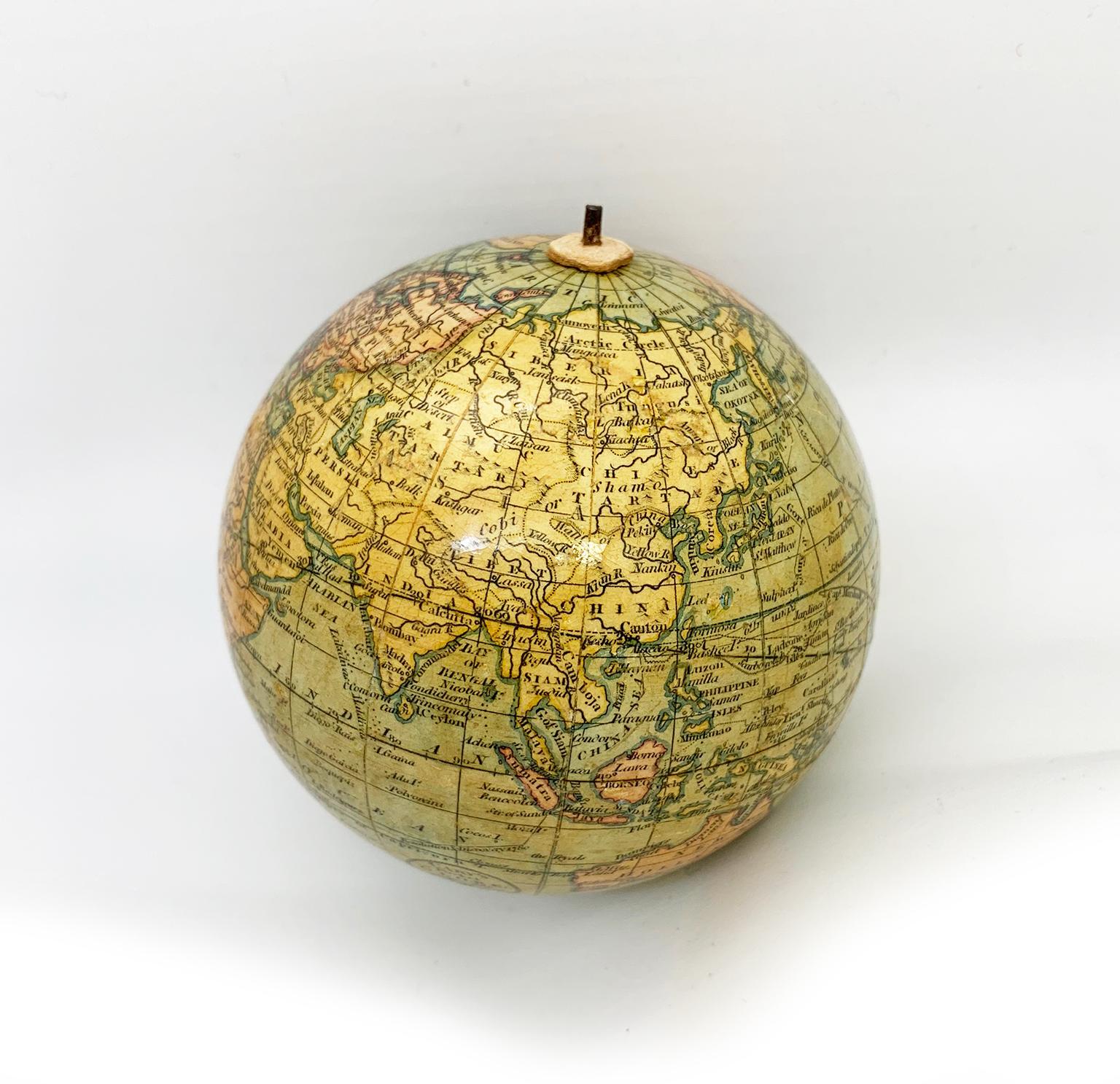 Shagreen Pocket Globe John and William Cary, London, 1791