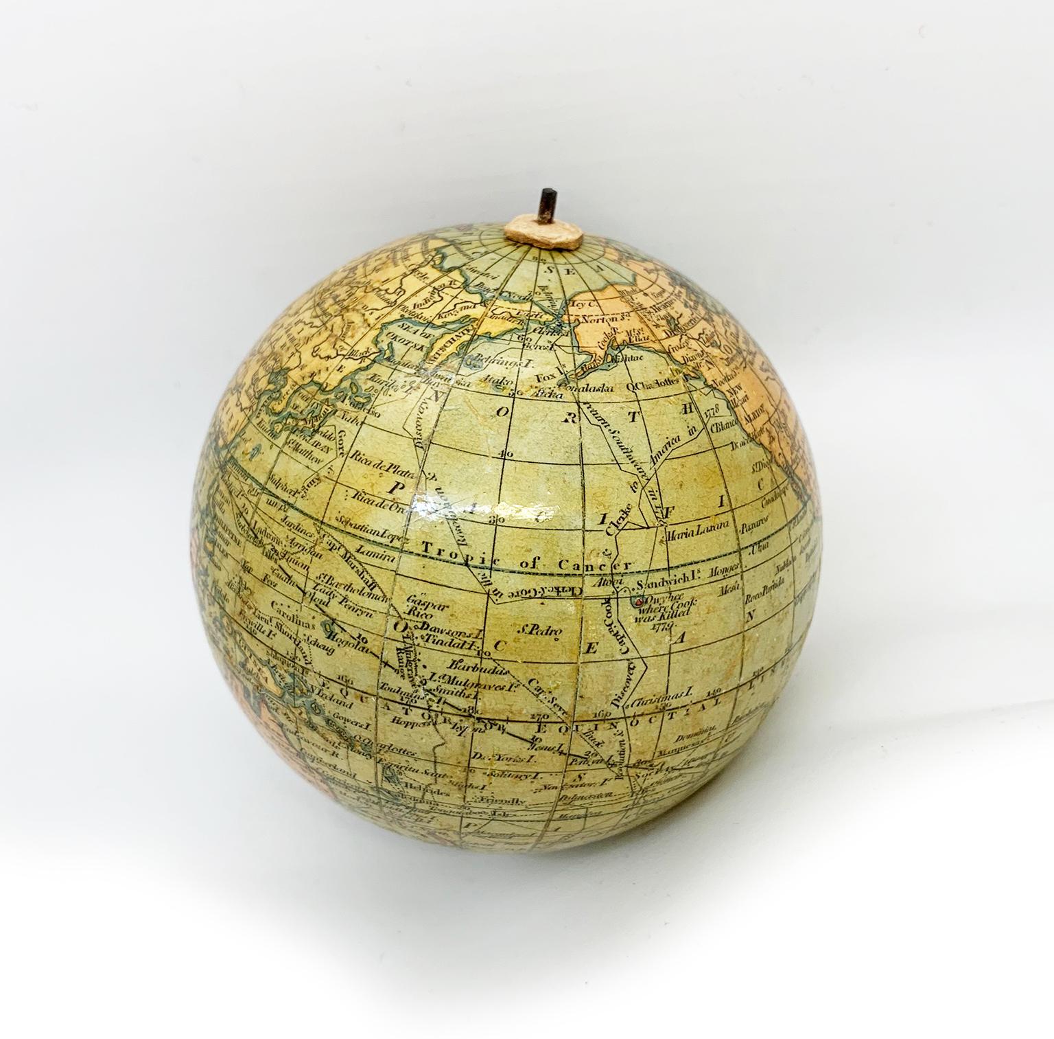 Pocket Globe John and William Cary, London, 1791 1