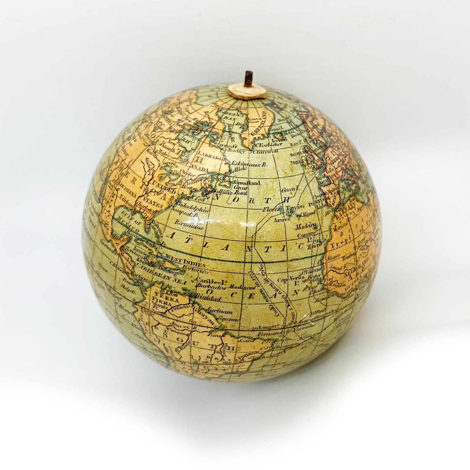 Pocket Globe John and William Cary, London, 1791 3